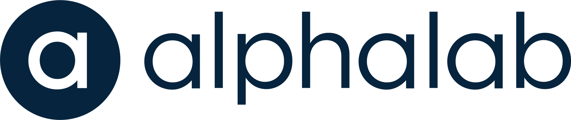 AlphaLab Logo Blue Horizontal